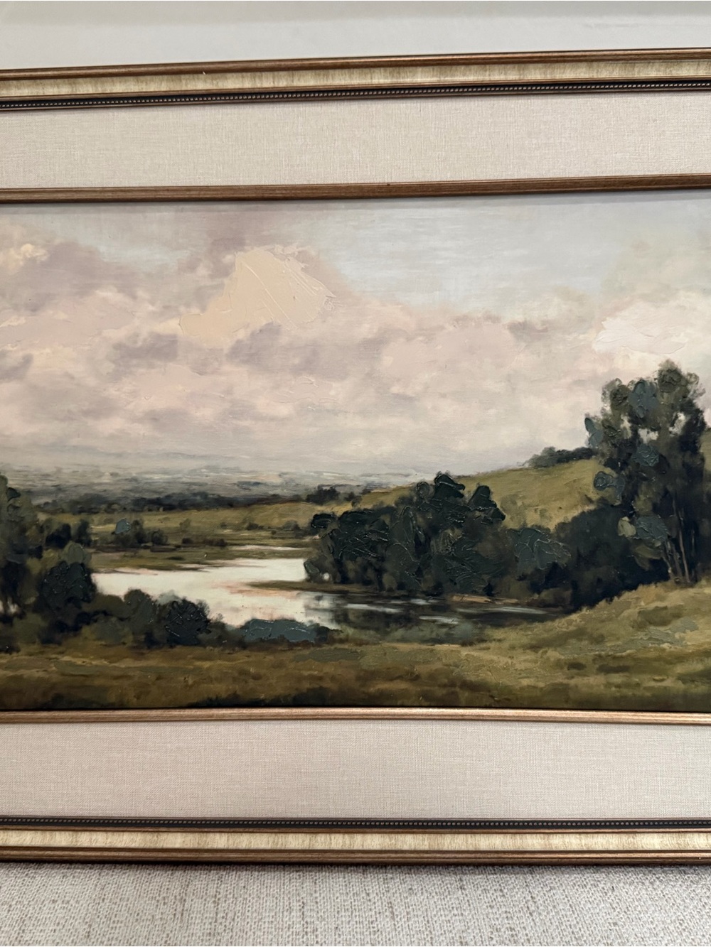 24x18 Landscape art “Psalms 23” beautiful print with embellishment - Picture 8 of 16